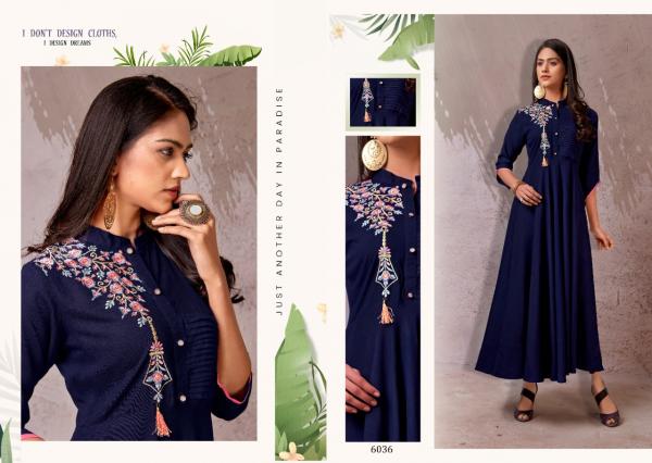 Vardan Fame 2-Rayon-Long-Fancy-Kurti